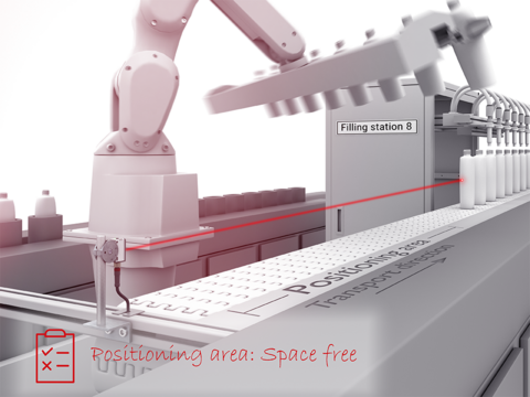 传送带上 PET 瓶的存在和不存在控制