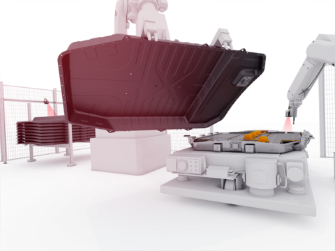 Vision-Sensoren für Positionierungsanwendungen in der Batteriepackherstellung